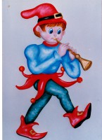flautista tallado